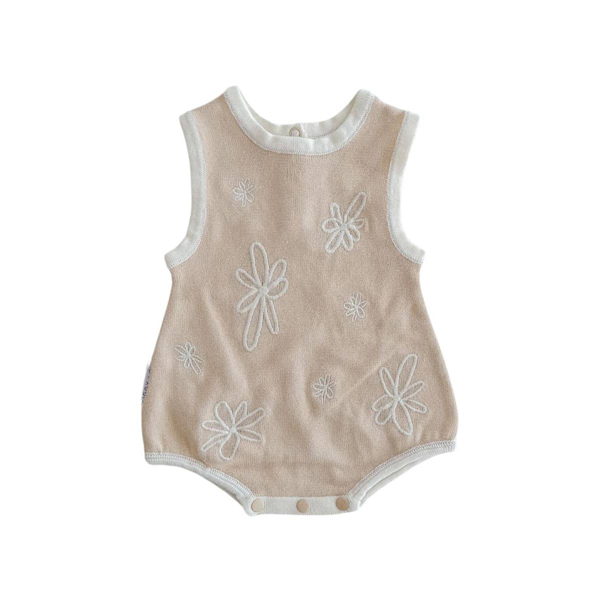 Ziggy Lou Summer Bubble Romper - Gia Latte