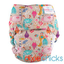 Bubblebubs Pebbles AIO Newborn Cloth Nappy - PUL Printed - Dixie Chicks