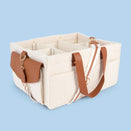 Bunnie Caddie Deluxe Nappy Organiser - Teddy Cream