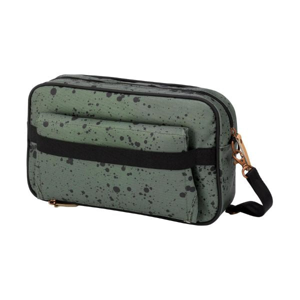 Petunia Pickle Bottom Companion Clutch - Olive Ink Blot