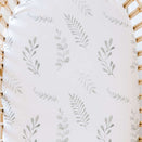 Snuggle Hunny Kids Fitted Bassinet Sheet and Change Pad Cover - Wild Fern