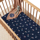 Snuggle Hunny Fitted Cot Sheet - Milky Way