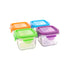 Wean Green Glass Snack Cubes 210ml - Garden - Four Pack